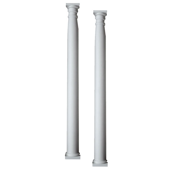 Fypon Half Round Pilasters, Fypon Interior Half Round Pilasters, Fypon Half Round Door Pilasters, Fypon Half Round Window Pilasters, Fypon Exterior Half Round Pilasters
