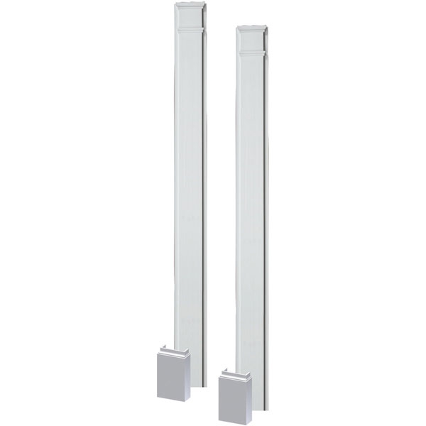 Fypon Plain Pilasters, Fypon Interior Plain Pilasters, Fypon Plain Door Pilasters, Fypon Plain Window Pilasters, Fypon Exterior Plain Pilasters